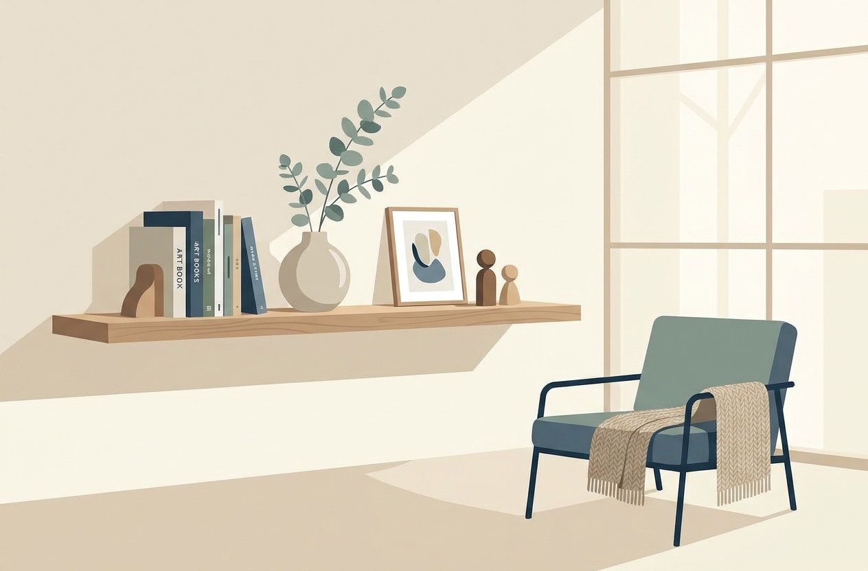 Shelf Decor: как стильно оформить полки в интерьере — Invogue.kz