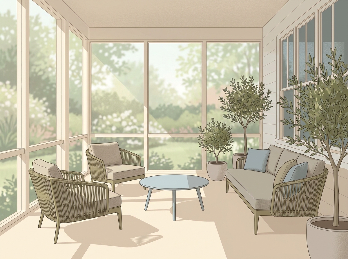 Screened Porch: мебель для веранды от B&B Italia