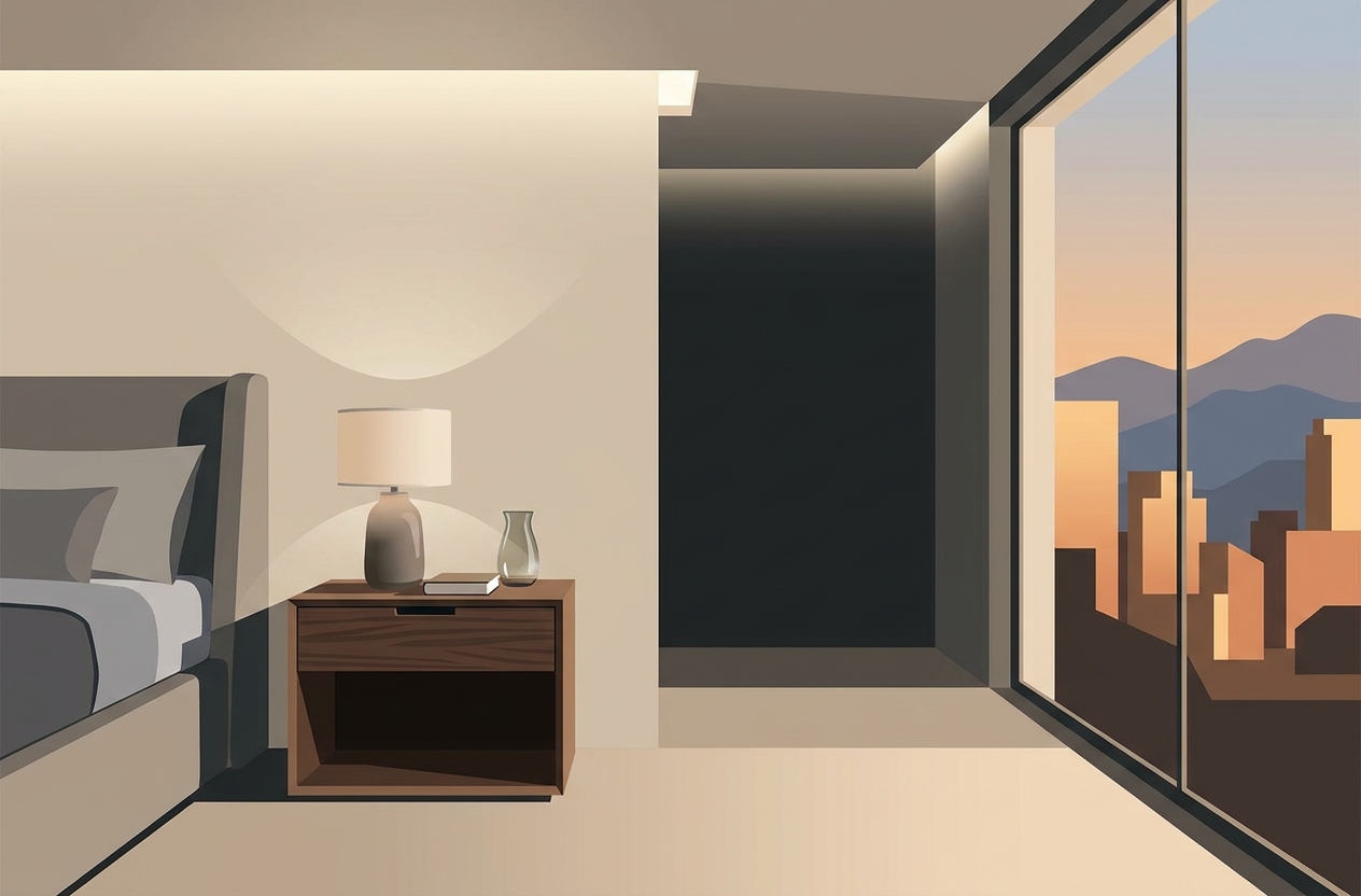 Nightstand в интерьере: B&B Italia в Казахстане