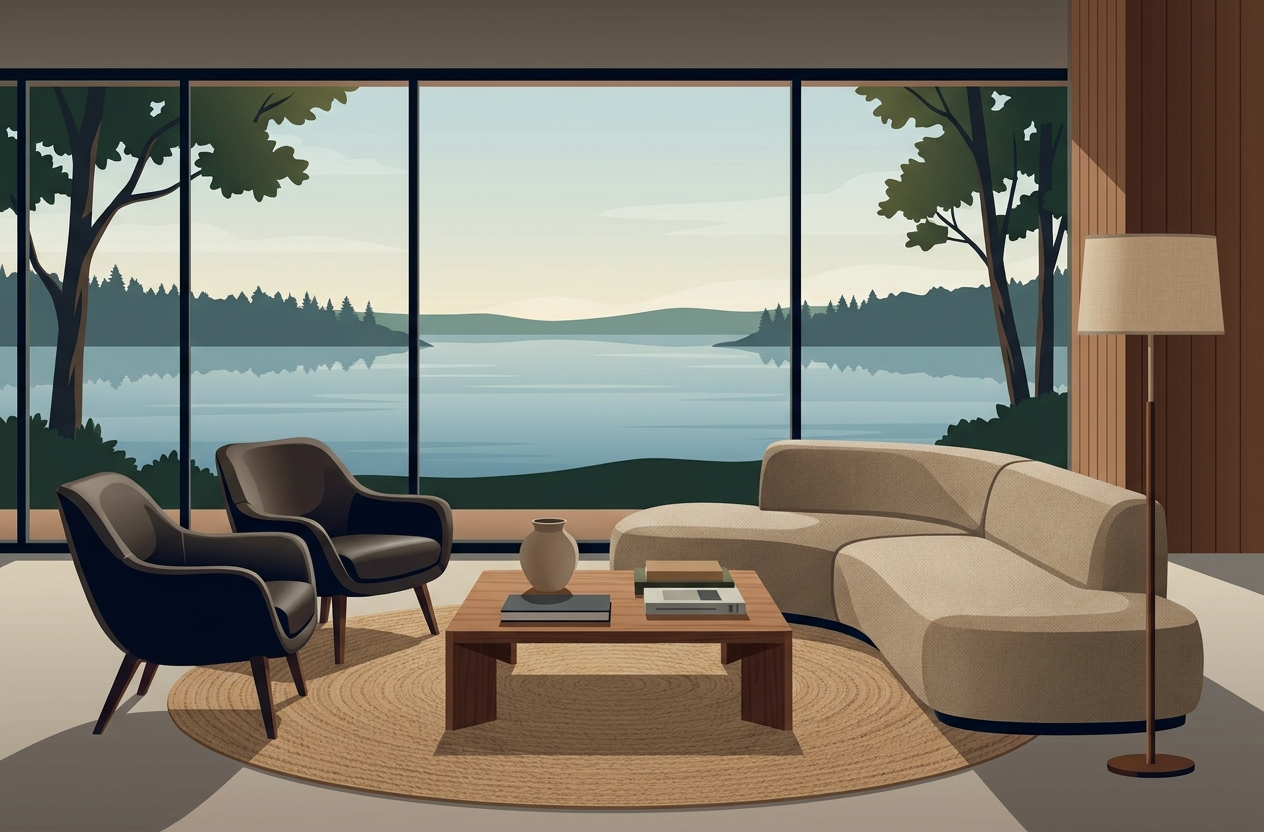 Lake house: итальянская мебель для загородного дома | B&B Italia