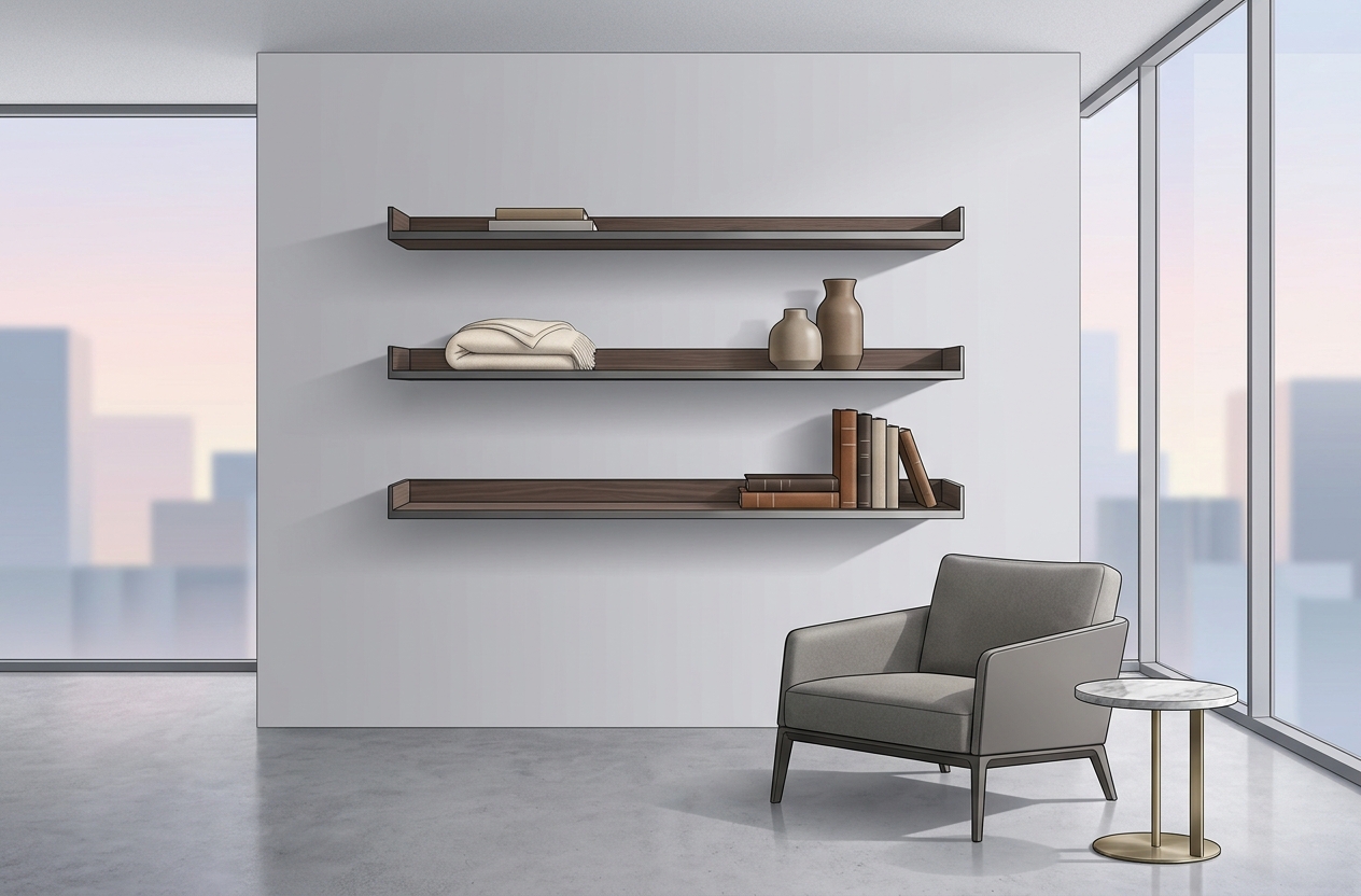 Floating shelves: тренд в интерьере с B&B Italia