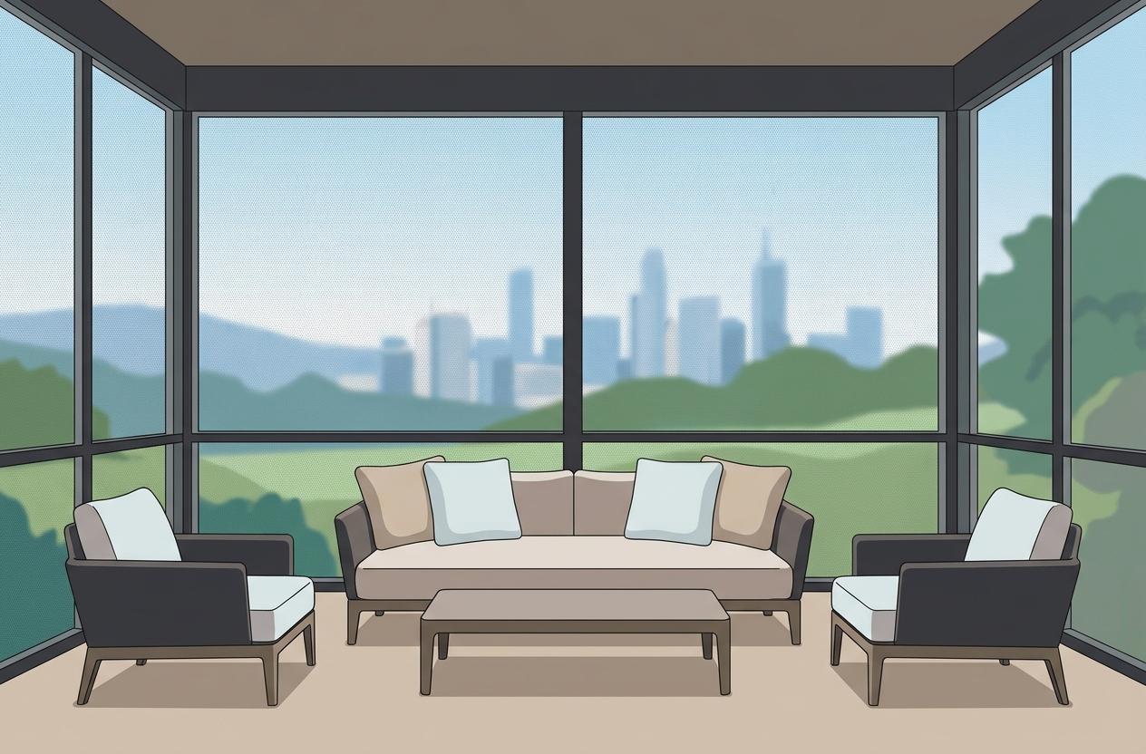 Screened Porch: мебель для террас B&B Italia в Казахстане