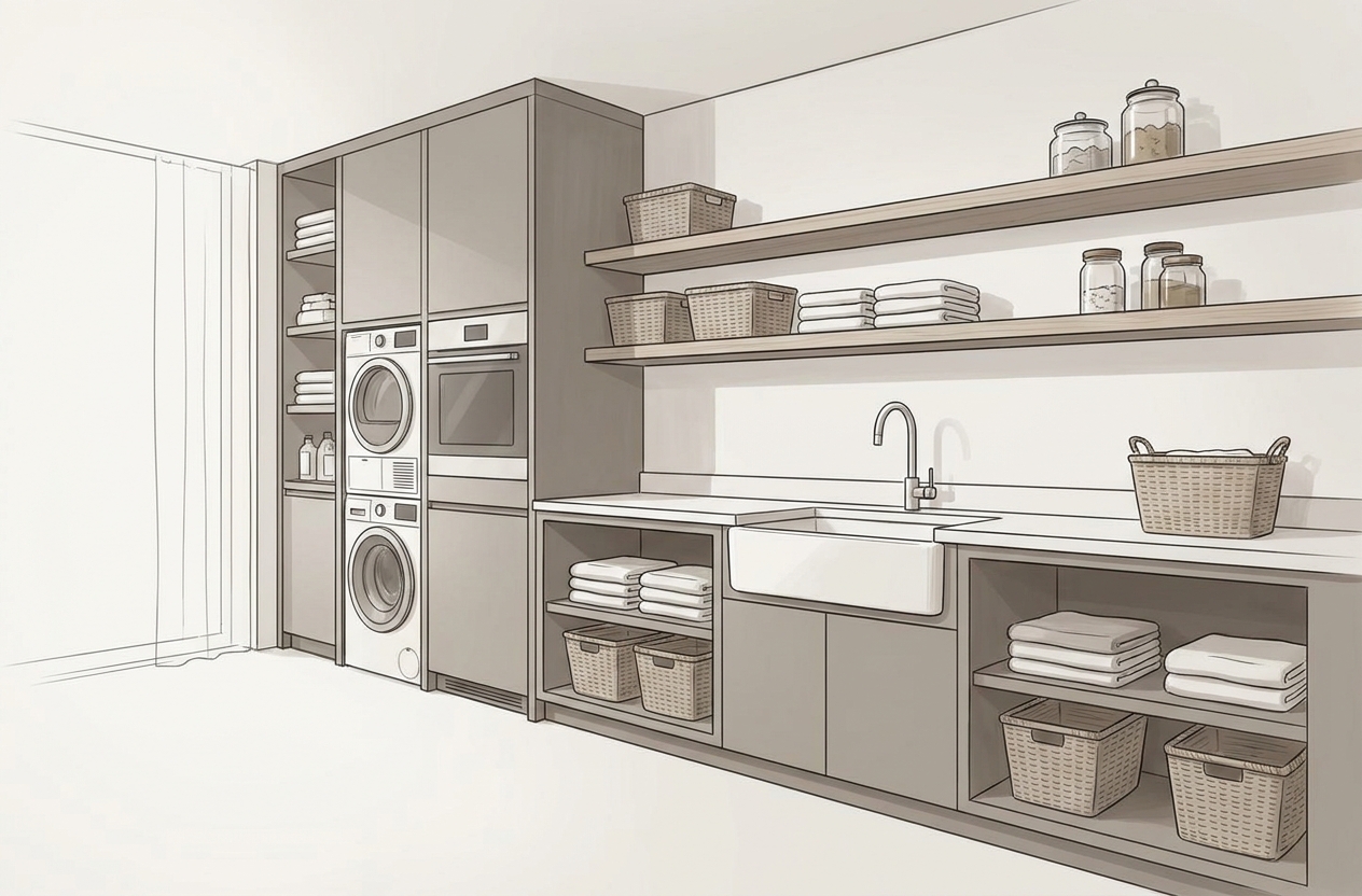 Laundry room: идеи премиум-обустройства от B&B Italia