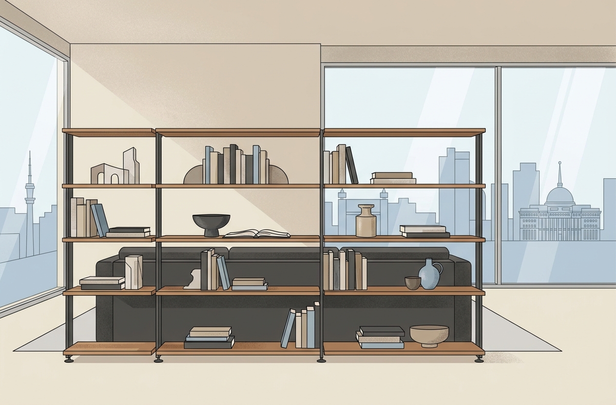 Bookshelf Ideas: стеллажи B&B Italia в Казахстане