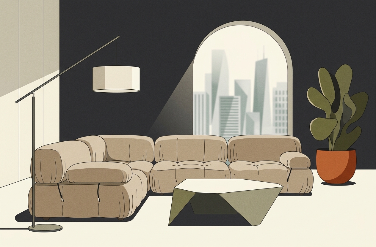 Apartment Inspiration: итальянская мебель B&B Italia