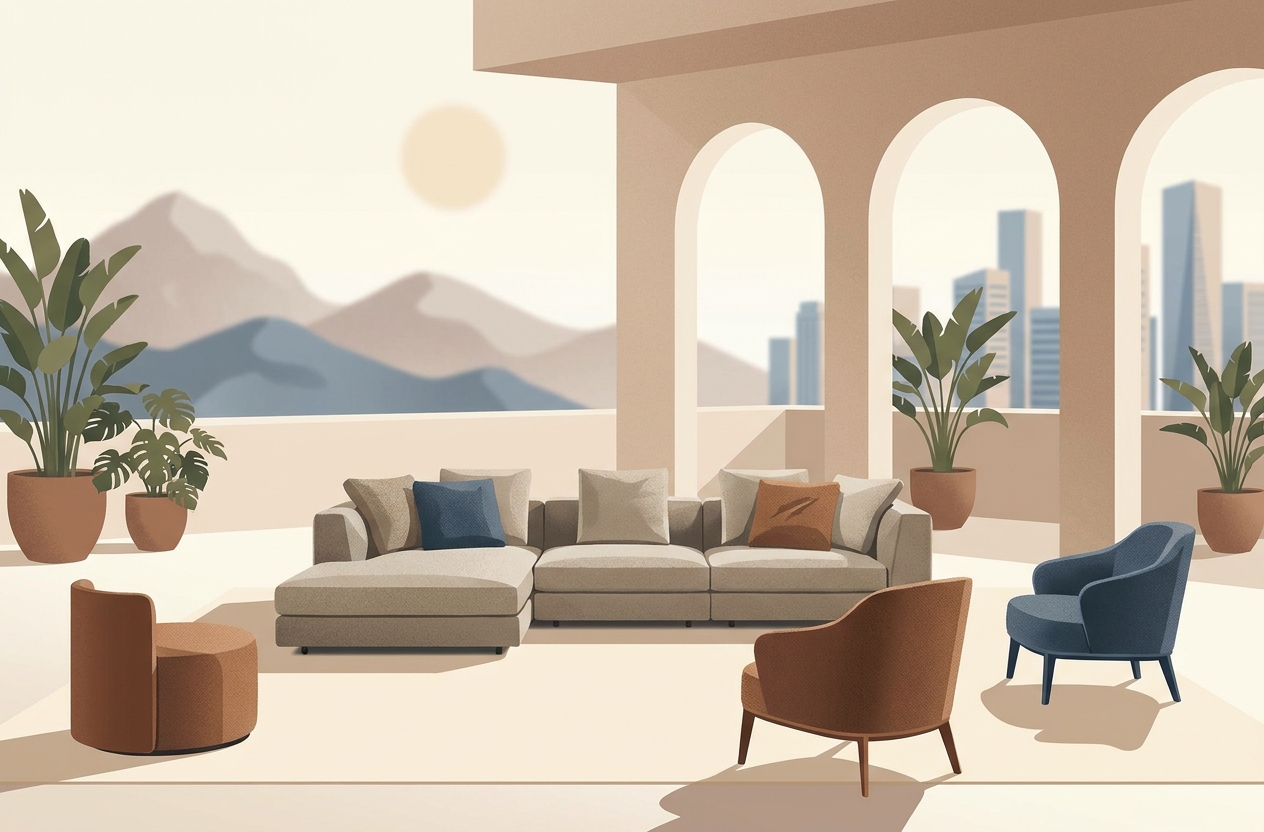Итальянская мебель премиум в Казахстане — B&B Italia